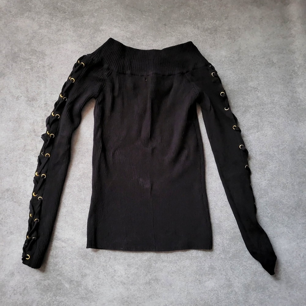 Black Sweater Top